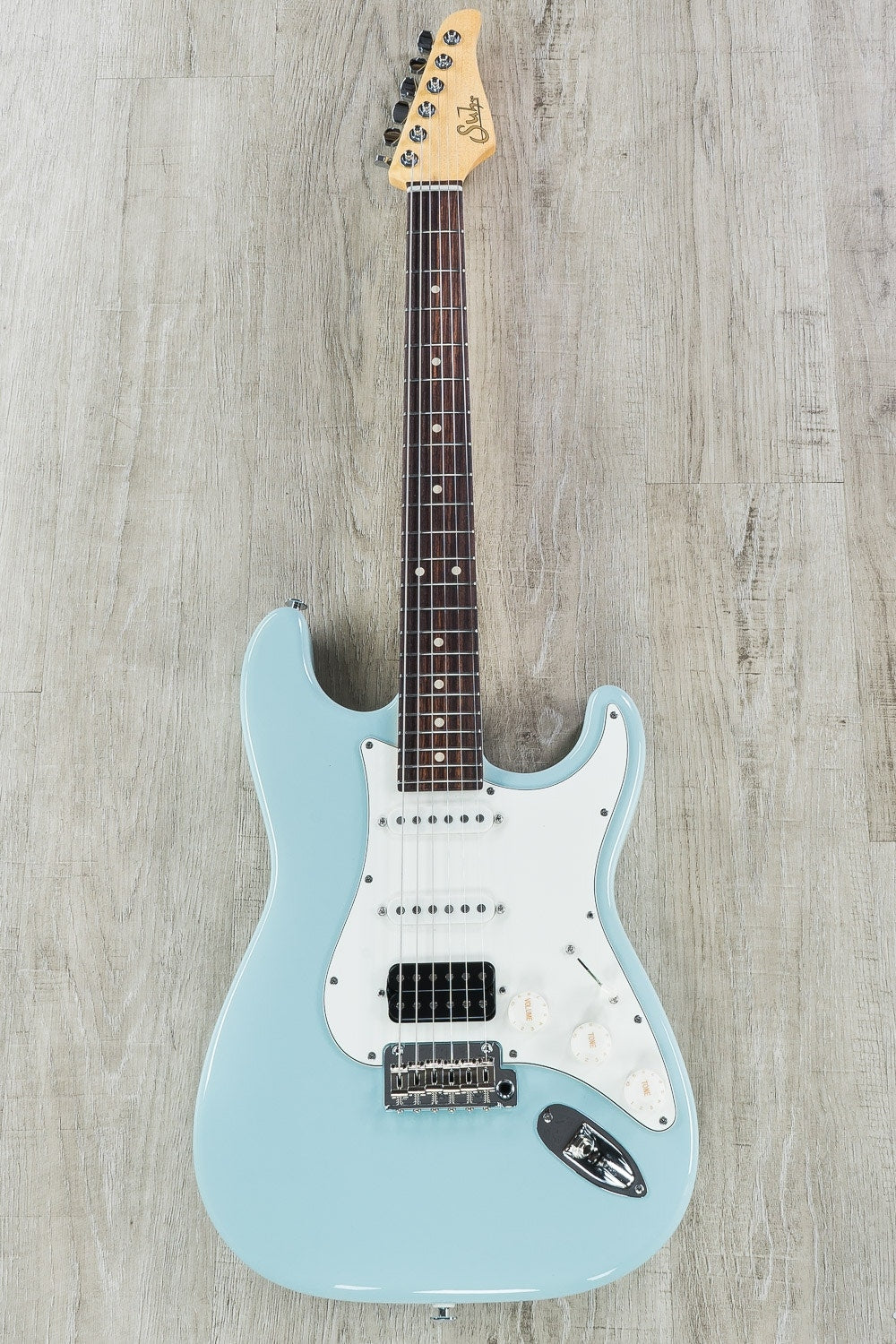 Suhr Classic S Electric Guitar, HSS, Indian Rosewood Fingerboard, SSCII, Deluxe Gig Bag - Sonic Blue