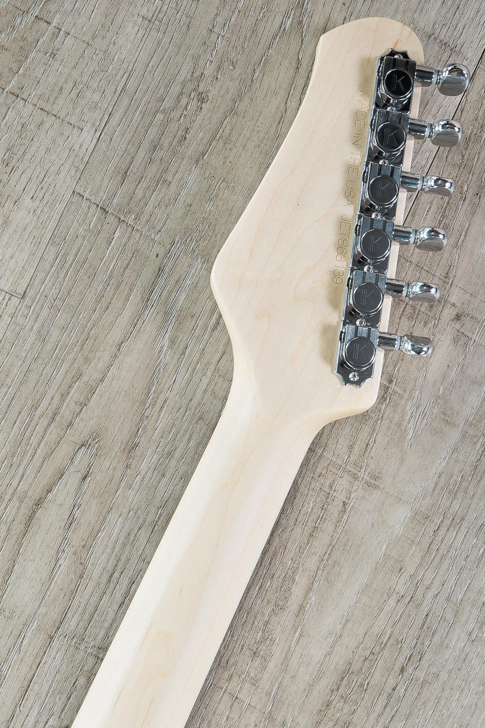 Jennings Guitars Navigator Electric Guitar Swamp Ash Body Rosewood Trans Black