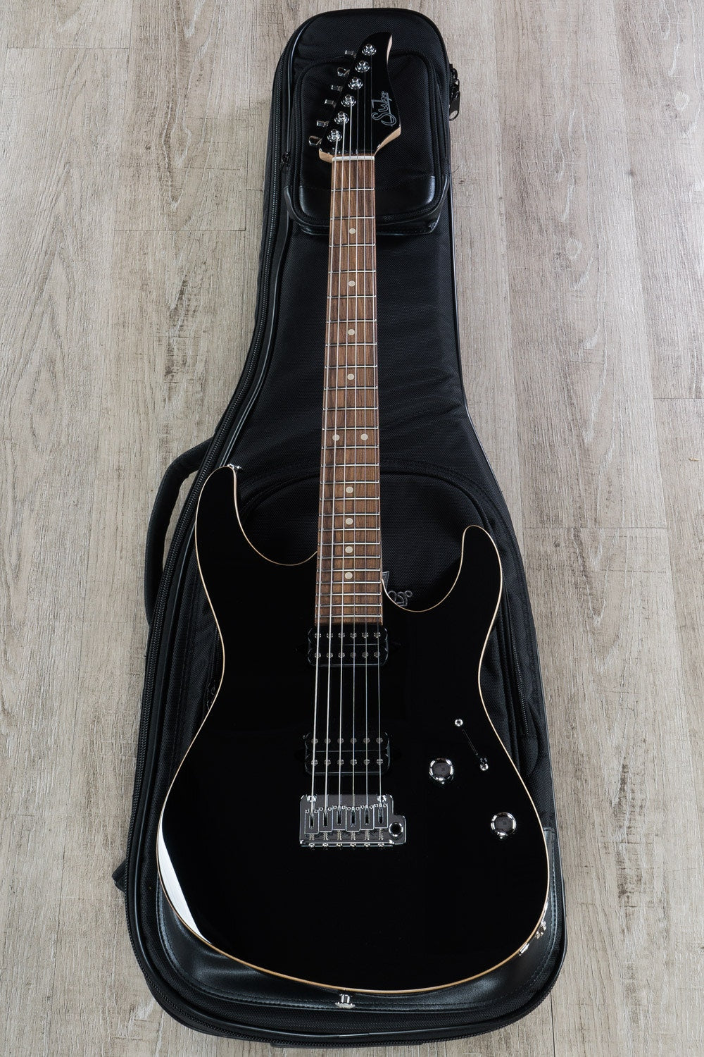 Suhr Modern Electric Guitar, HH, Pau Ferro Fingerboard, Black