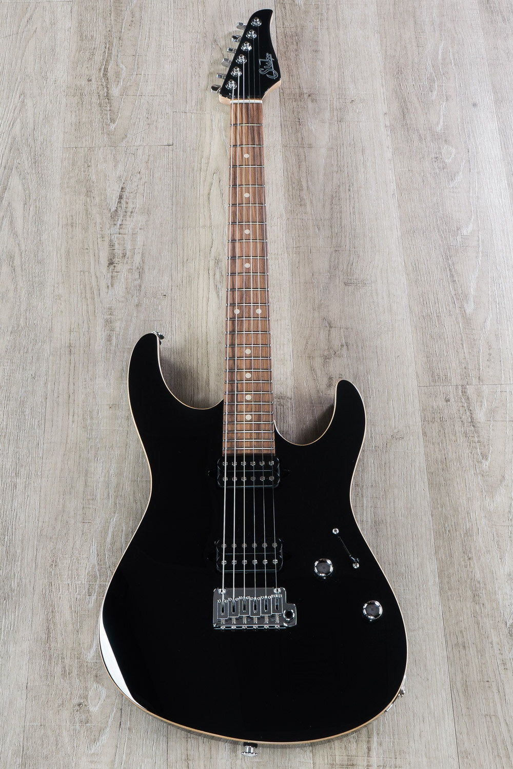 Suhr Modern Electric Guitar, HH, Pau Ferro Fingerboard, Black