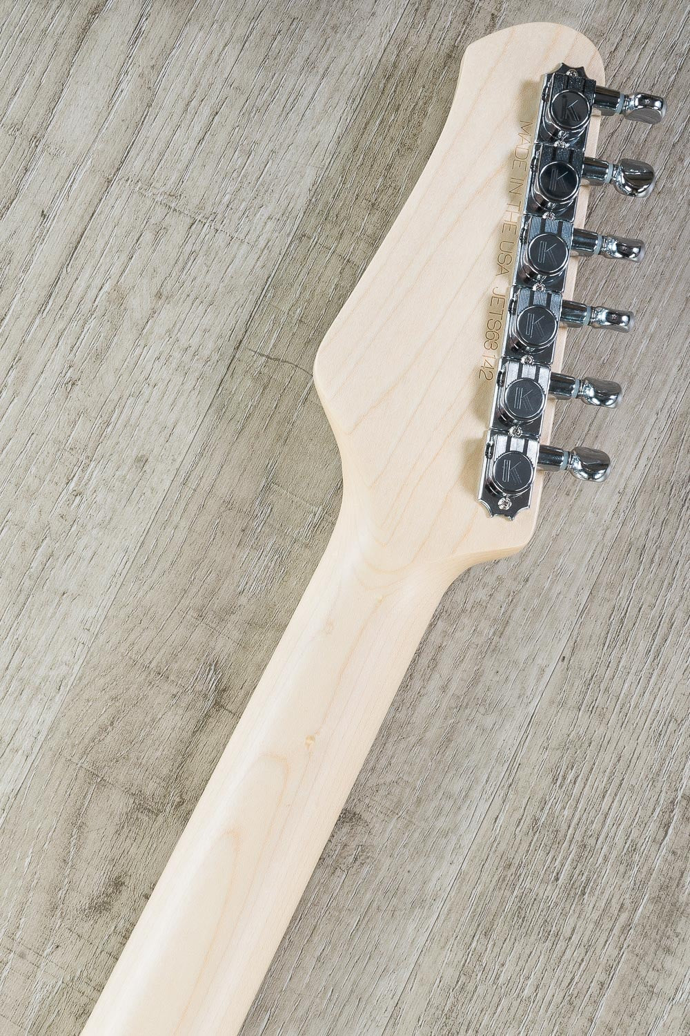 Jennings Guitars Navigator Electric Guitar Swamp Ash Body Maple Neck Trans Black
