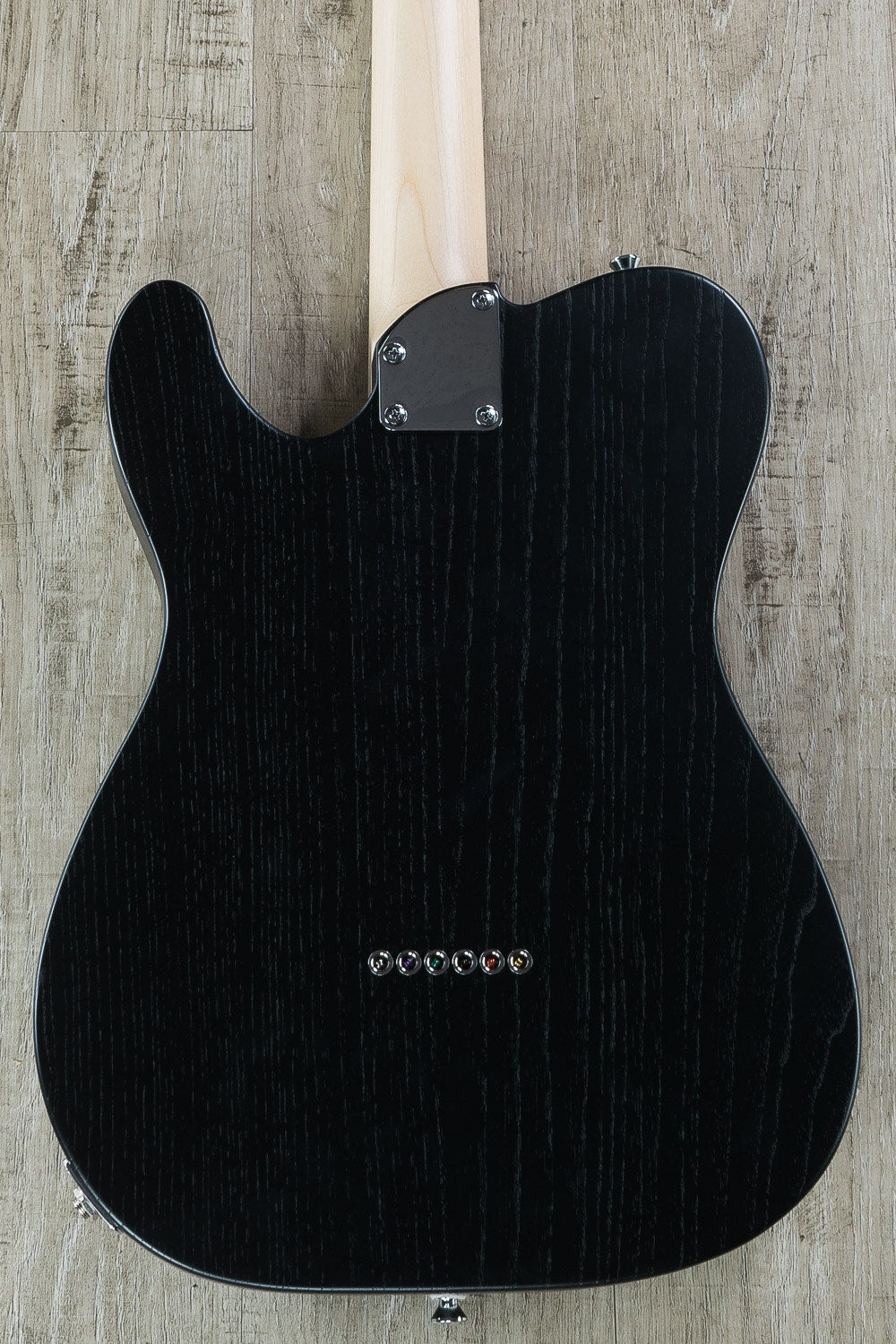 Jennings Guitars Navigator Electric Guitar Swamp Ash Body Maple Neck Trans Black