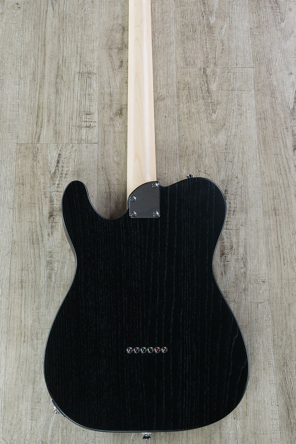 Jennings Guitars Navigator Electric Guitar Swamp Ash Body Maple Neck Trans Black