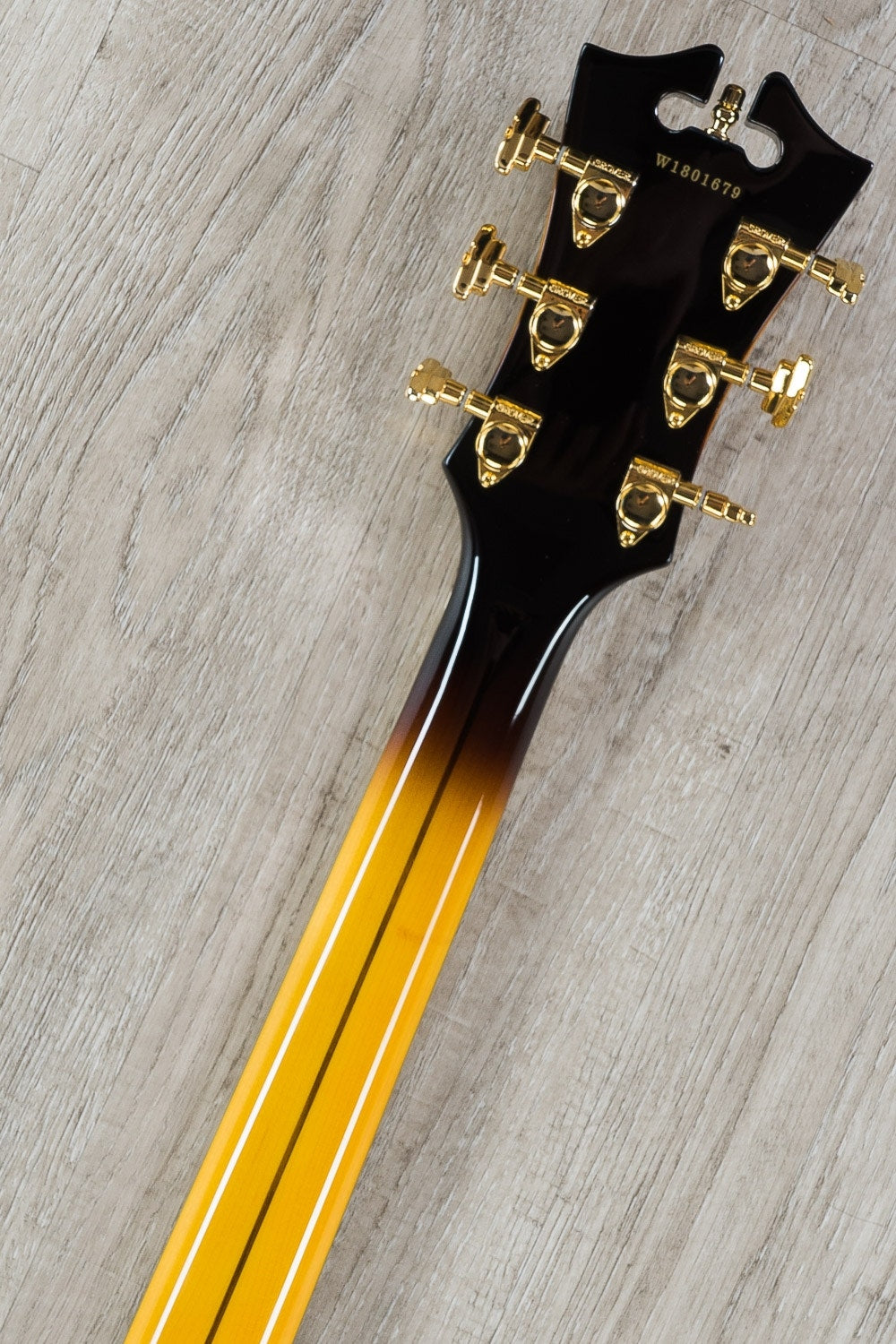 D'Angelico Excel DC Semi-Hollow Electric Guitar, Pau Ferro Fingerboard, Hard Case - Vintage Sunburst