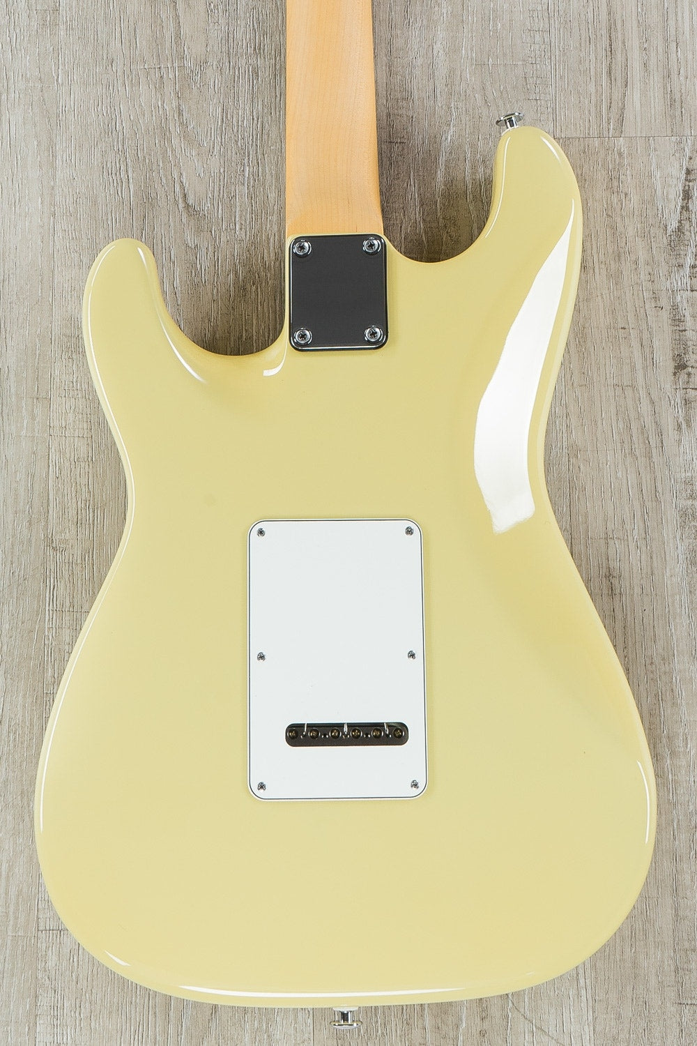 Suhr Classic S Electric Guitar, SSS, Maple Fingerboard, SSCII, Deluxe Gig Bag - Vintage Yellow