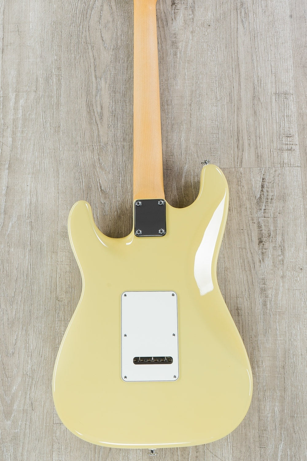 Suhr Classic S Electric Guitar, SSS, Maple Fingerboard, SSCII, Deluxe Gig Bag - Vintage Yellow