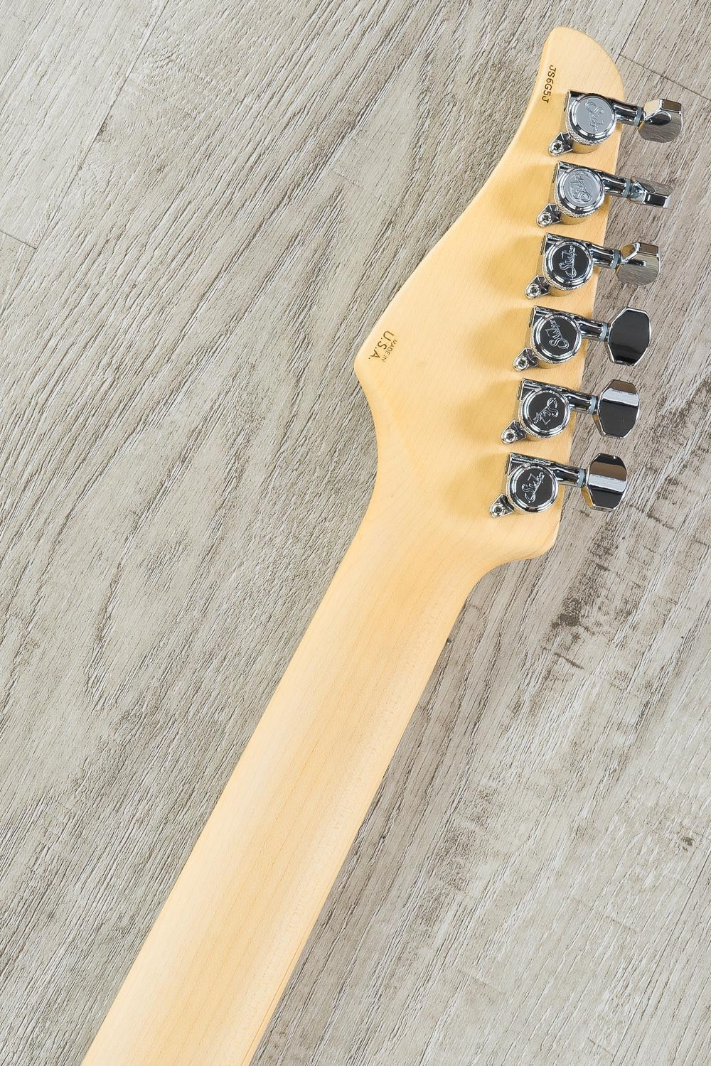 Suhr Classic S Electric Guitar, SSS, Maple Fingerboard, SSCII, Deluxe Gig Bag - Vintage Yellow
