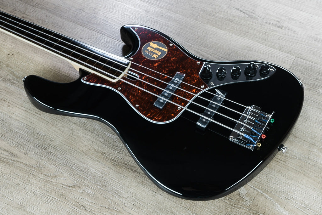 Sire Marcus Miller V7 Alder Fretless 2nd Gen 4-String Bass Guitar BK Black w/ Bag