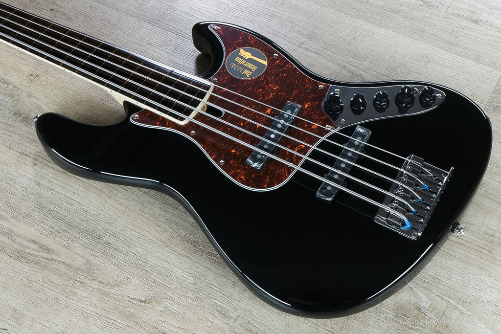 Sire Marcus Miller V7 Alder Fretless 2nd Gen 5-String Bass Guitar BK Black w/ Bag