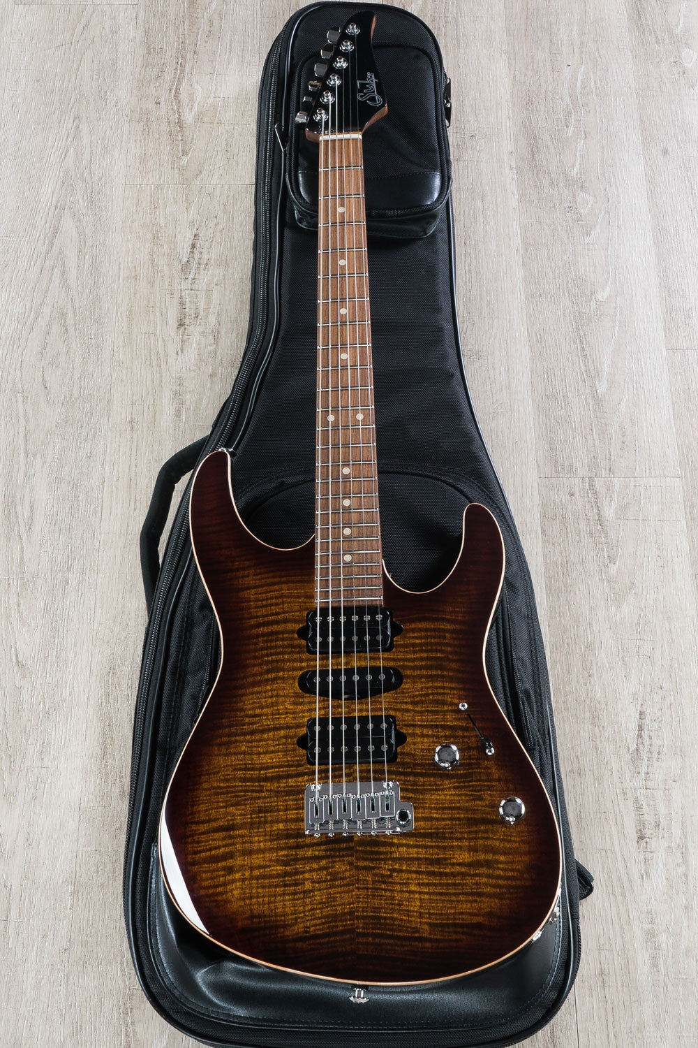 Suhr Modern Plus Electric Guitar, HSH, Pau Ferro Fingerboard, Bengal Burst