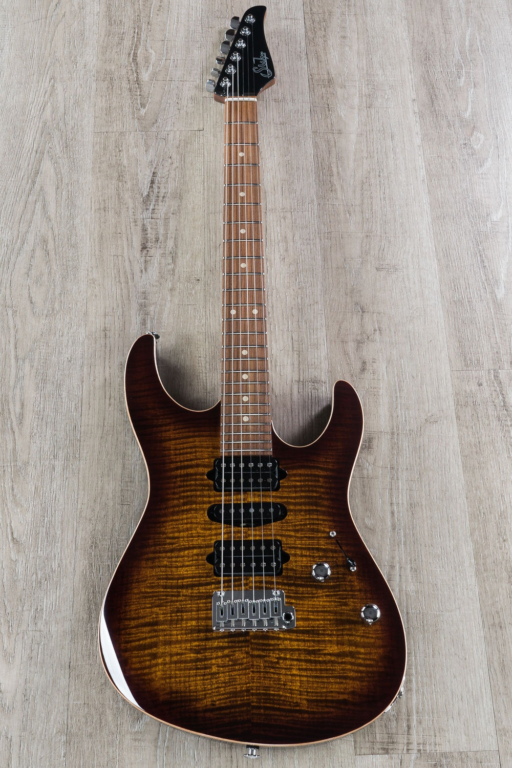 Suhr Modern Plus Electric Guitar, HSH, Pau Ferro Fingerboard, Bengal Burst