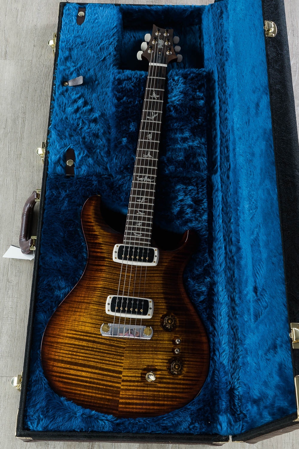 PRS Paul Reed Smith Experience 2018 Paul’s Electric Guitar, Flamed Maple Top, Hard Case - Black Gold Nitro