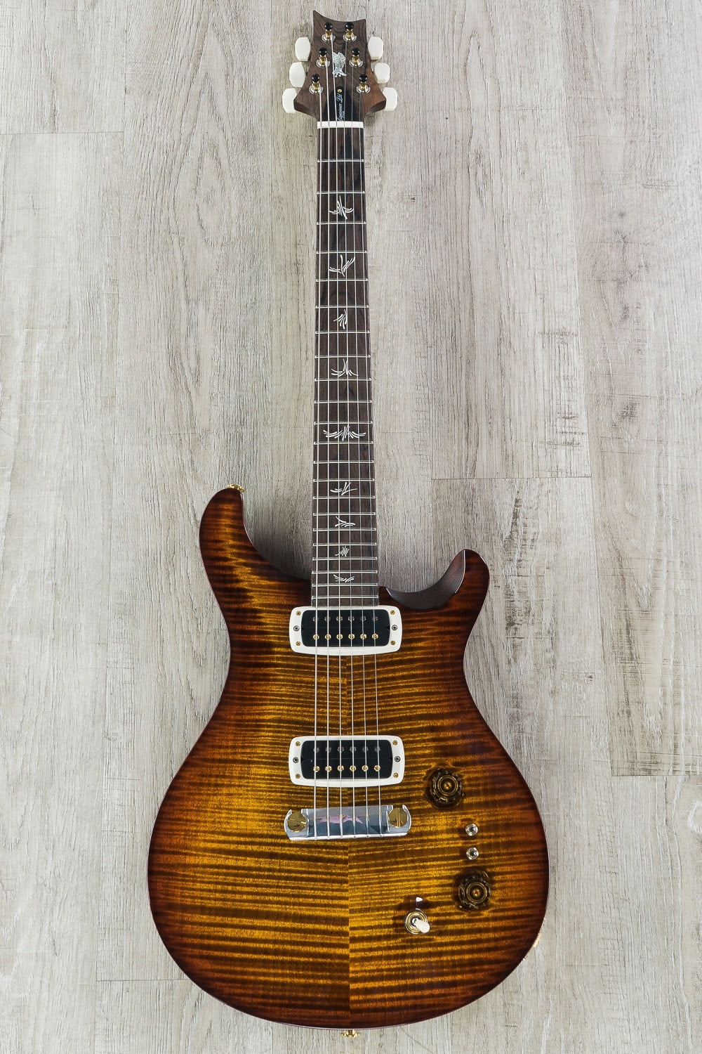 PRS Paul Reed Smith Experience 2018 Paul’s Electric Guitar, Flamed Maple Top, Hard Case - Black Gold Nitro