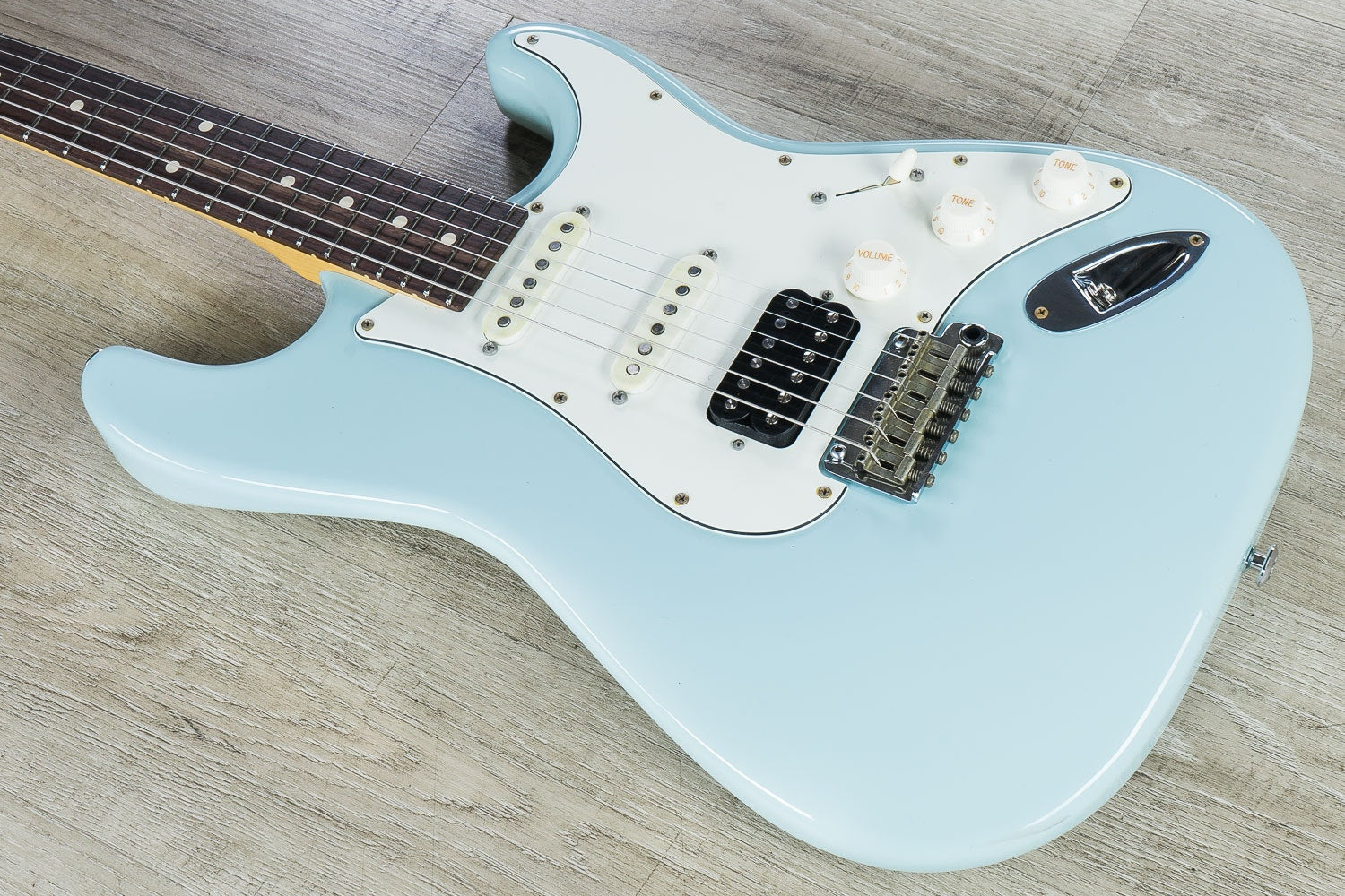 Suhr Classic S Antique HSS Electric Guitar, Indian Rosewood Fingerboard, SSCII, Deluxe Gig Bag - Sonic Blue