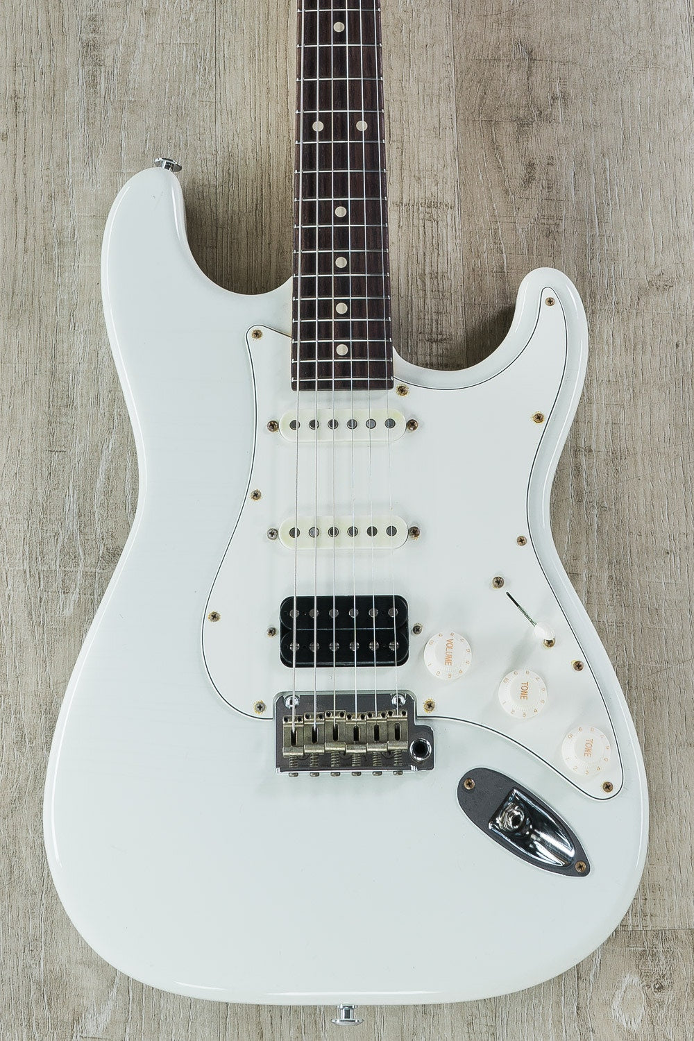Suhr Classic S Antique HSS Electric Guitar, Indian Rosewood Fingerboard, SSCII, Deluxe Padded Gig Bag - Olympic White