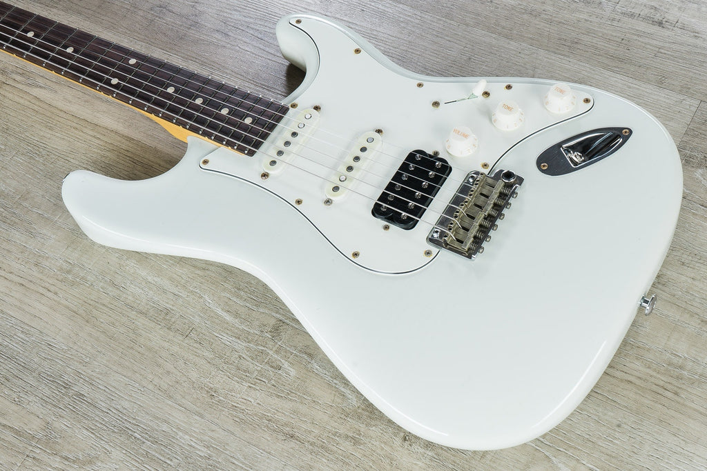 Suhr Classic S Antique HSS Electric Guitar, Indian Rosewood Fingerboard, SSCII, Deluxe Padded Gig Bag - Olympic White