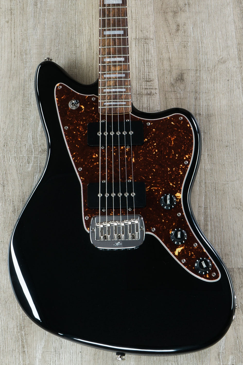 G&L USA Doheny Electric Guitar, Caribbean Rosewood Fingerboard, Hard Case - Jet Black