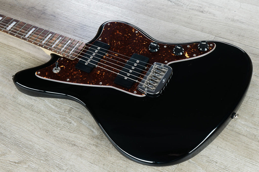 G&L USA Doheny Electric Guitar, Caribbean Rosewood Fingerboard, Hard Case - Jet Black