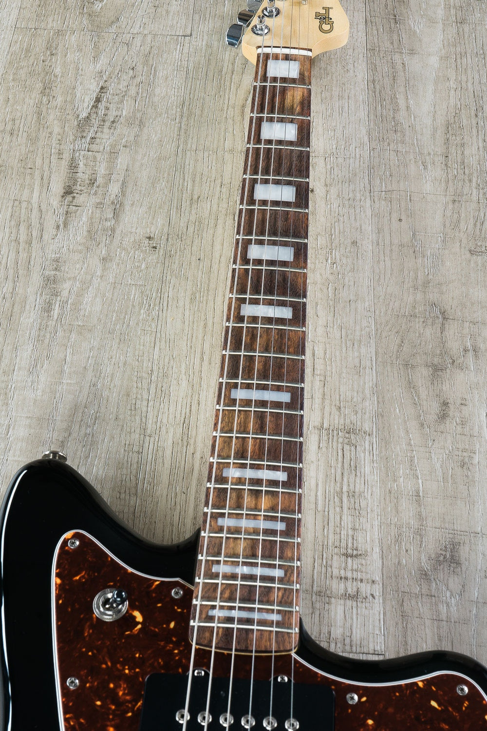 G&L USA Doheny Electric Guitar, Caribbean Rosewood Fingerboard, Hard Case - Jet Black