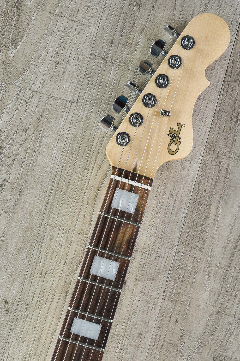 G&L USA Doheny Electric Guitar, Caribbean Rosewood Fingerboard, Hard Case - Jet Black