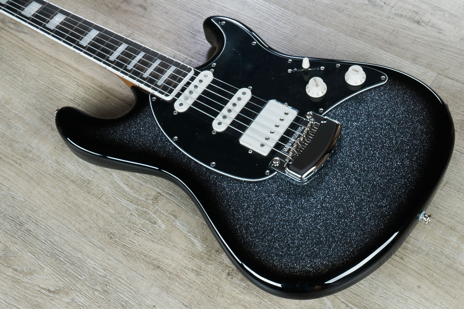 Ernie Ball Music Man Limited BFR Cutlass HSS Electric Guitar Smoked Chrome