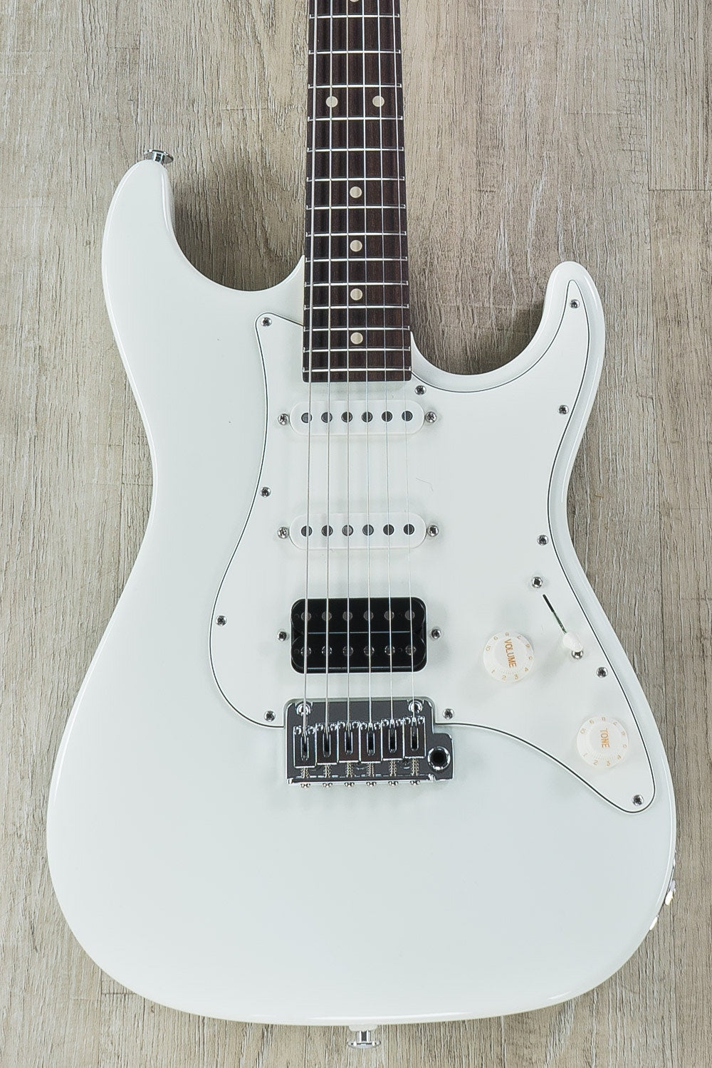 Suhr Standard HSS Electric Guitar, Indian Rosewood Fingerboard, SSCII, Deluxe Padded Gig Bag - Olympic White