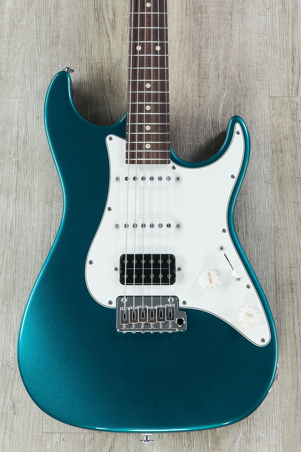 Suhr Standard HSS Electric Guitar, Indian Rosewood Fingerboard, SSCII, Deluxe Padded Gig Bag - Ocean Turquoise Metallic