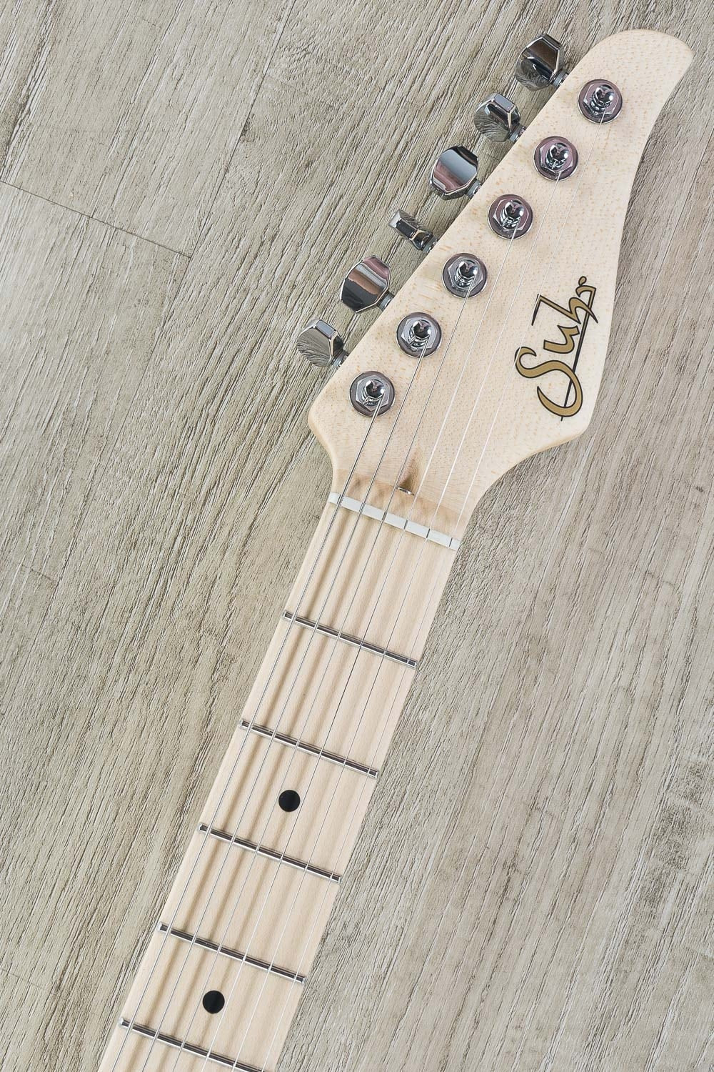 Suhr Standard HSS Electric Guitar, Maple Fingerboard, SSCII, Deluxe Padded Gig Bag - 3 Tone Burst