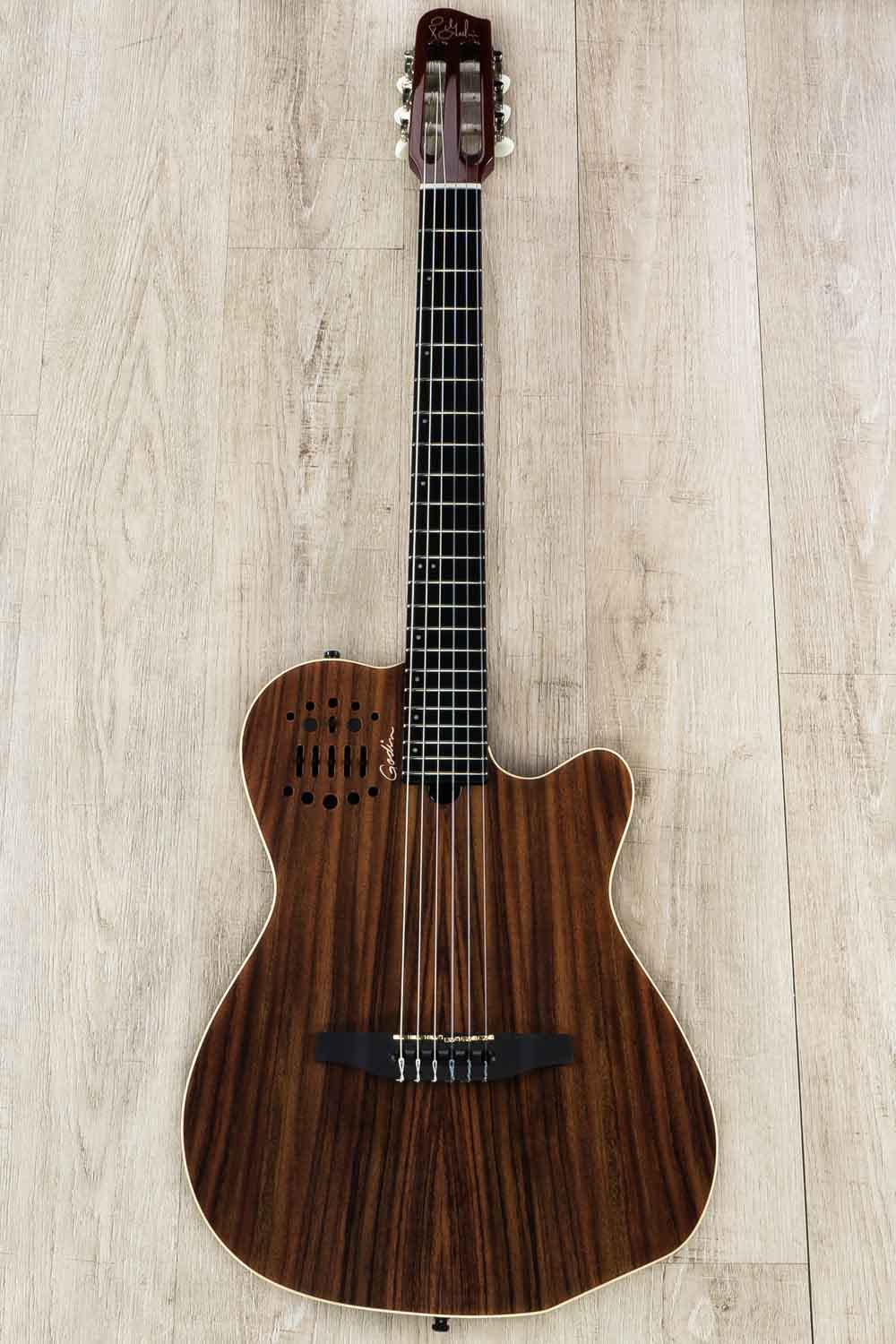 Godin 037452 ACS Nylon Synth Access, 2-Voice Acoustic-Electric Guitar with Bag - Rosewood HG (B-STOCK)