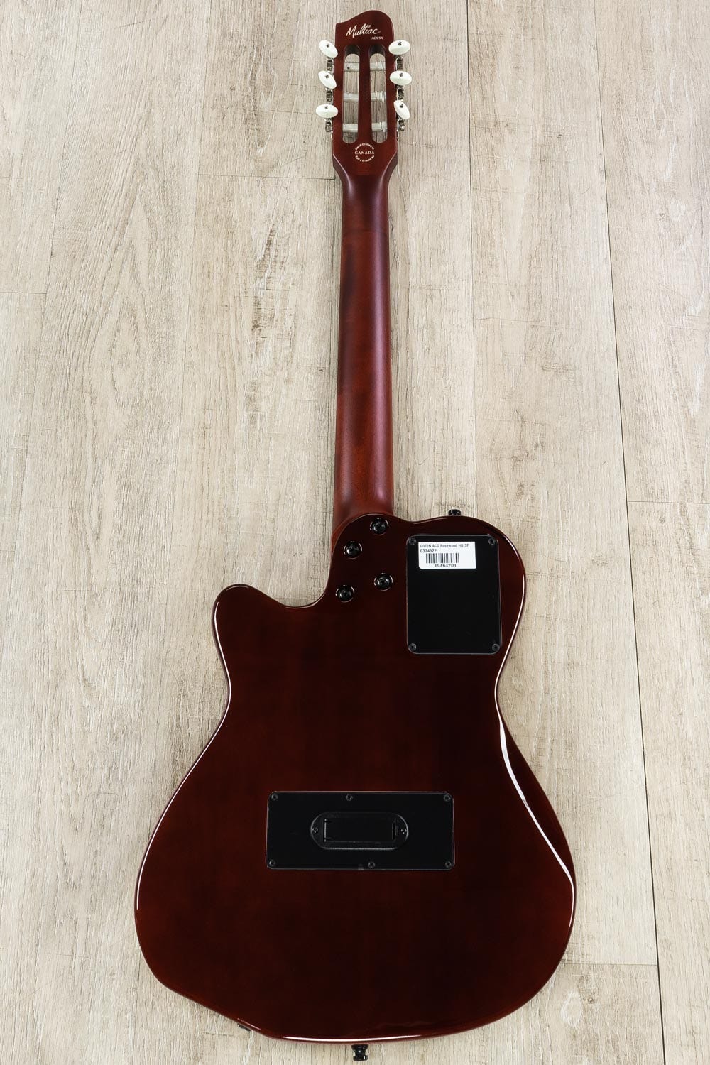 Godin 037452 ACS Nylon Synth Access, 2-Voice Acoustic-Electric Guitar with Bag - Rosewood HG (B-STOCK)