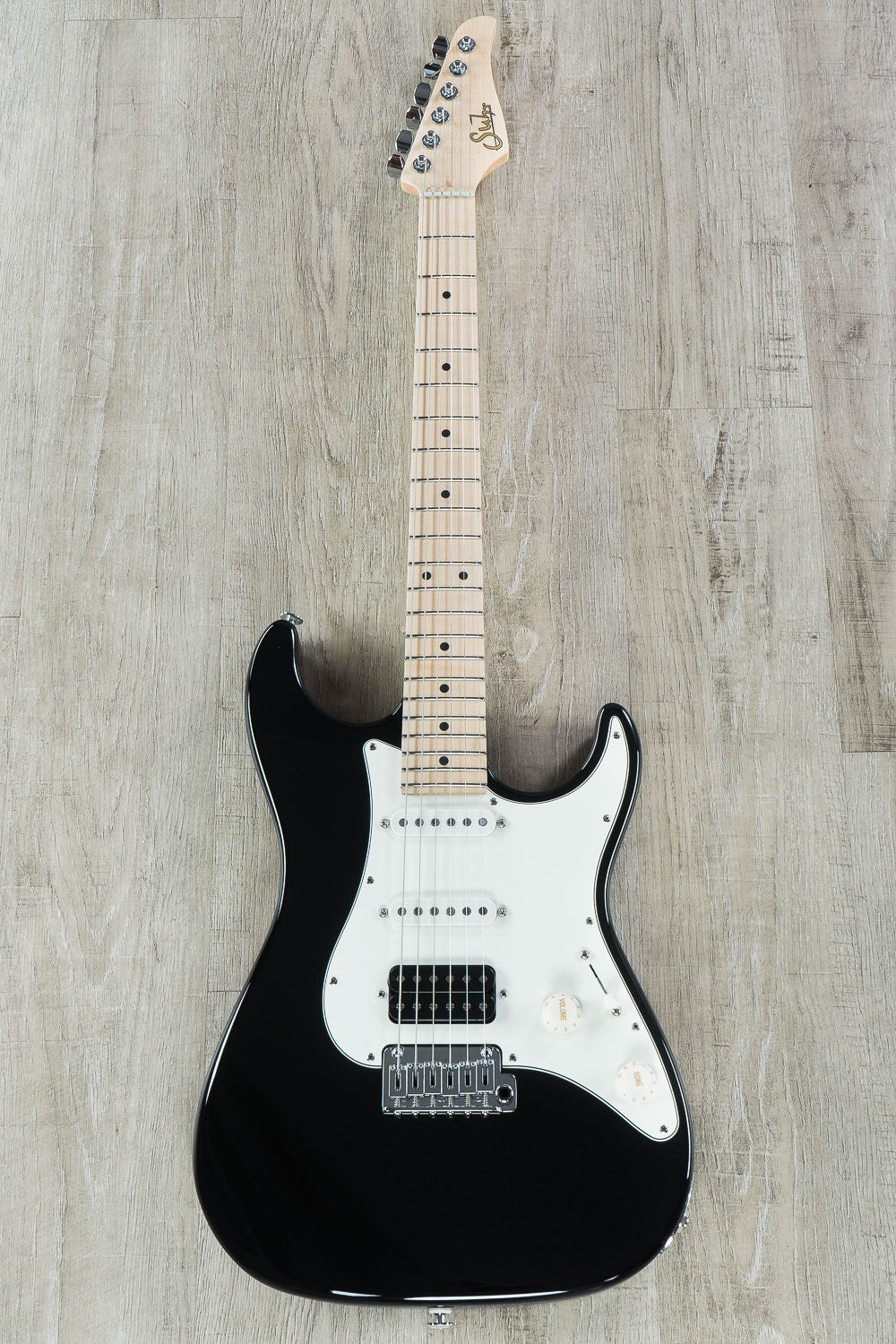 Suhr Standard HSS Electric Guitar, Maple Fingerboard, SSCII, Deluxe Padded Gig Bag - Black