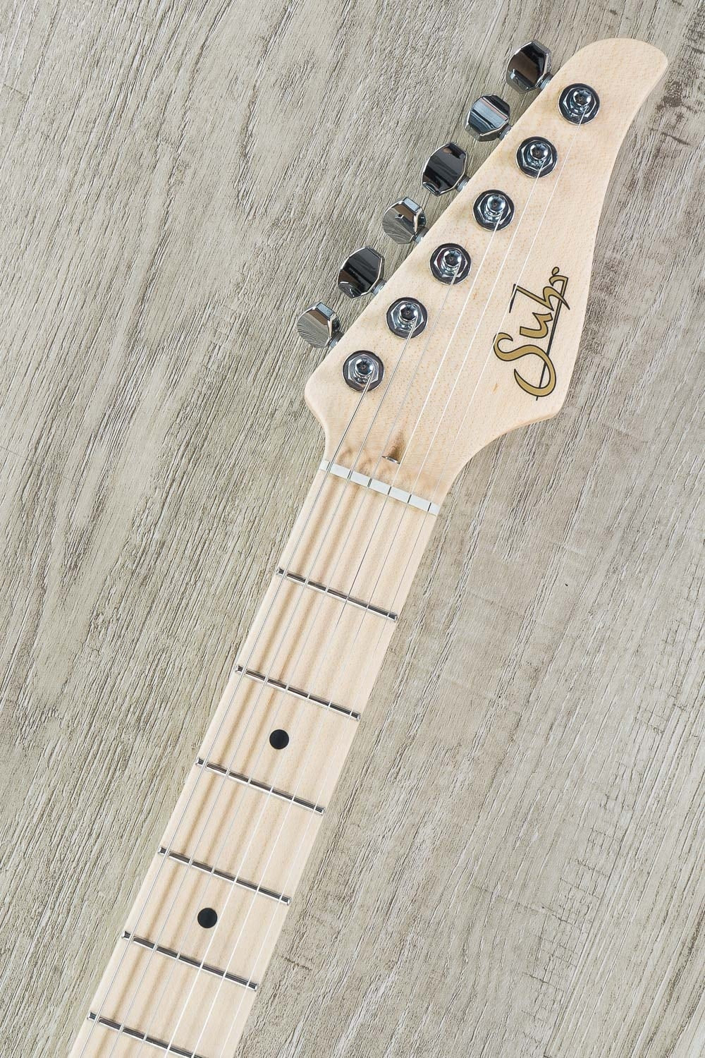 Suhr Standard HSS Electric Guitar, Maple Fingerboard, SSCII, Deluxe Padded Gig Bag - Black