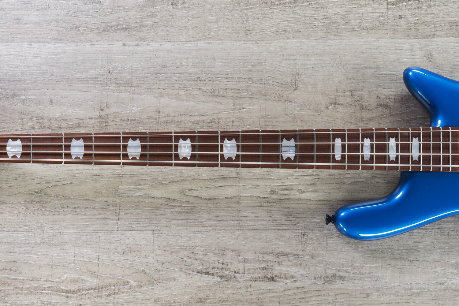 Spector Euro Bolt 4 Bass Guitar, Roasted Maple Fingerboard, Metallic Blue