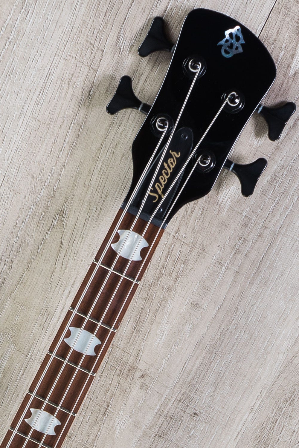 Spector Euro Bolt 4 Bass Guitar, Roasted Maple Fingerboard, Metallic Blue