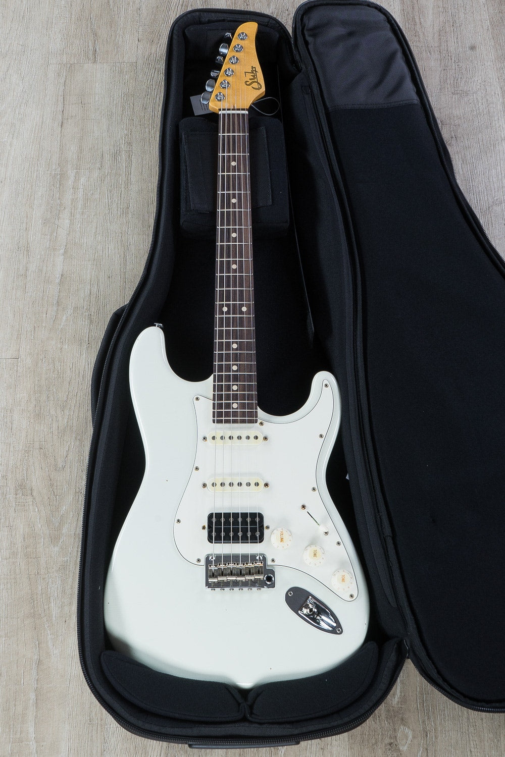 Suhr Classic S Antique HSS Electric Guitar, Indian Rosewood Fingerboard, SSCII, Deluxe Padded Gig Bag