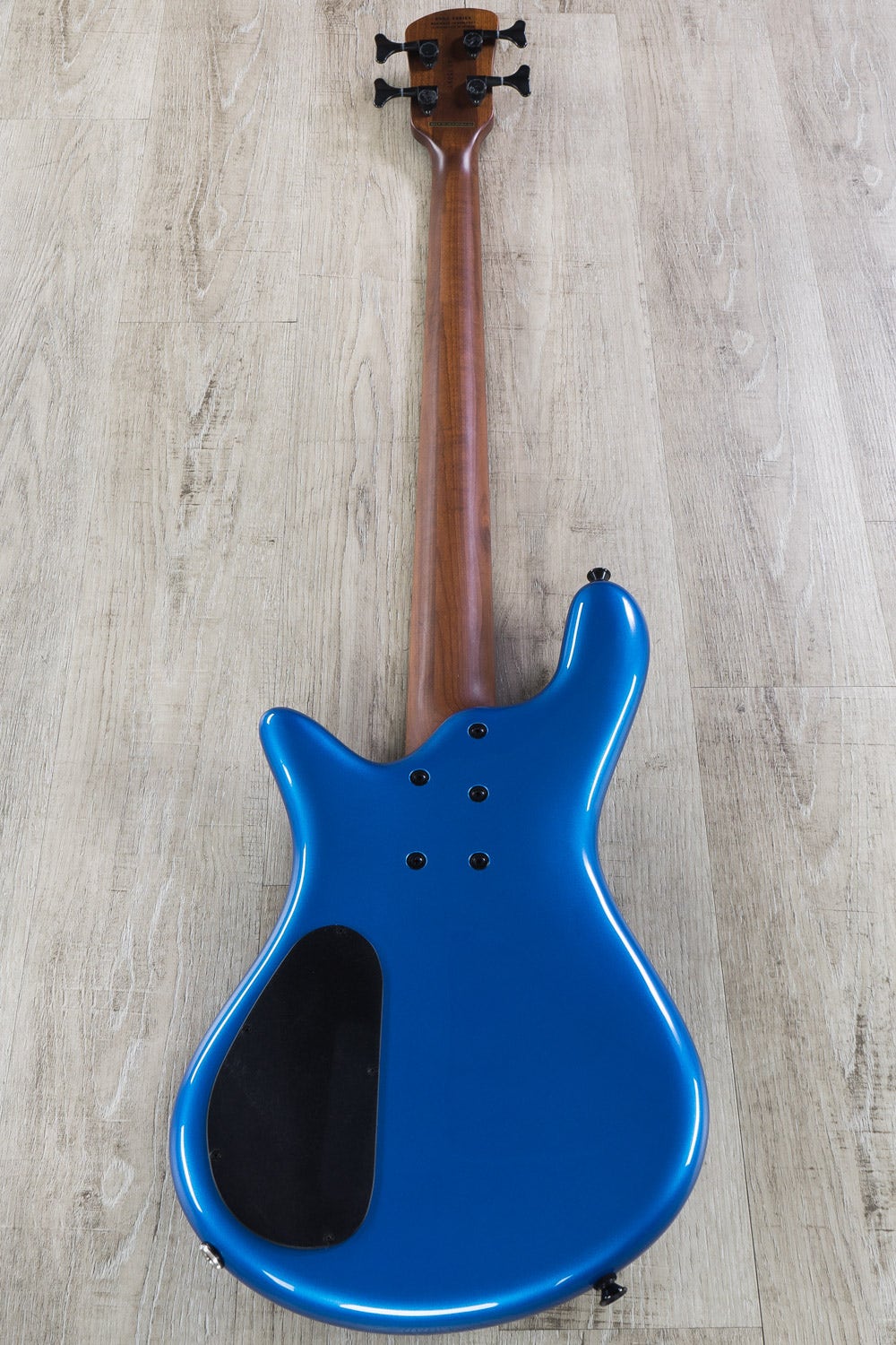 Spector Euro Bolt 4 Bass Guitar, Roasted Maple Fingerboard, Metallic Blue