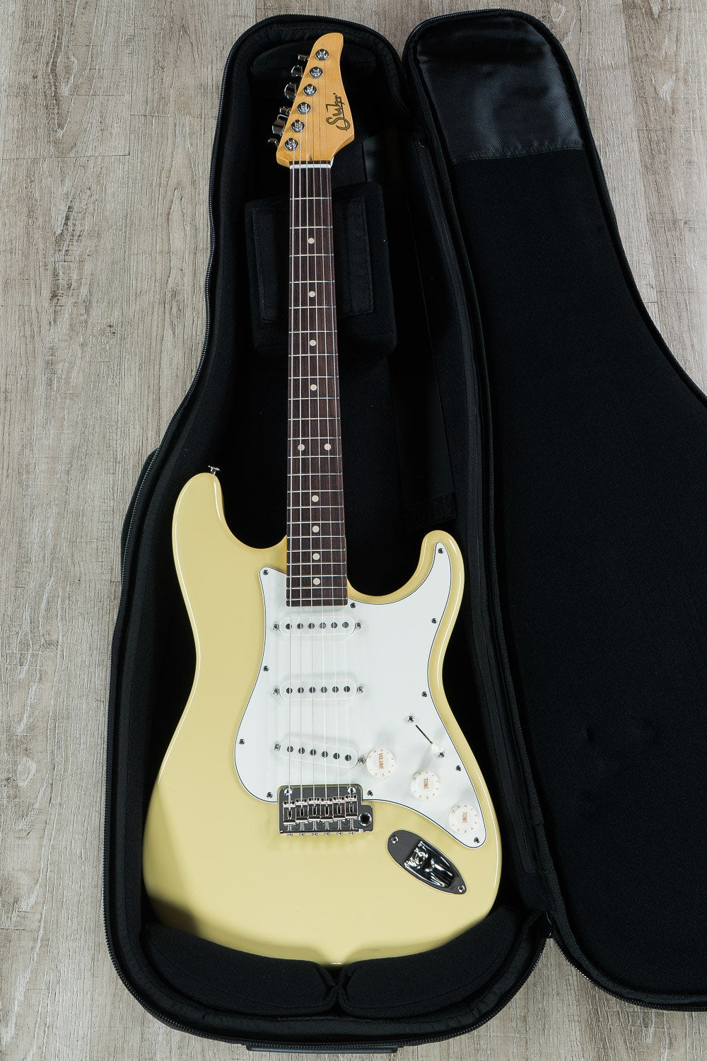 Suhr Guitars Classic S Electric Guitar, SSS, Indian Rosewood Fingerboard, Vintage Yellow
