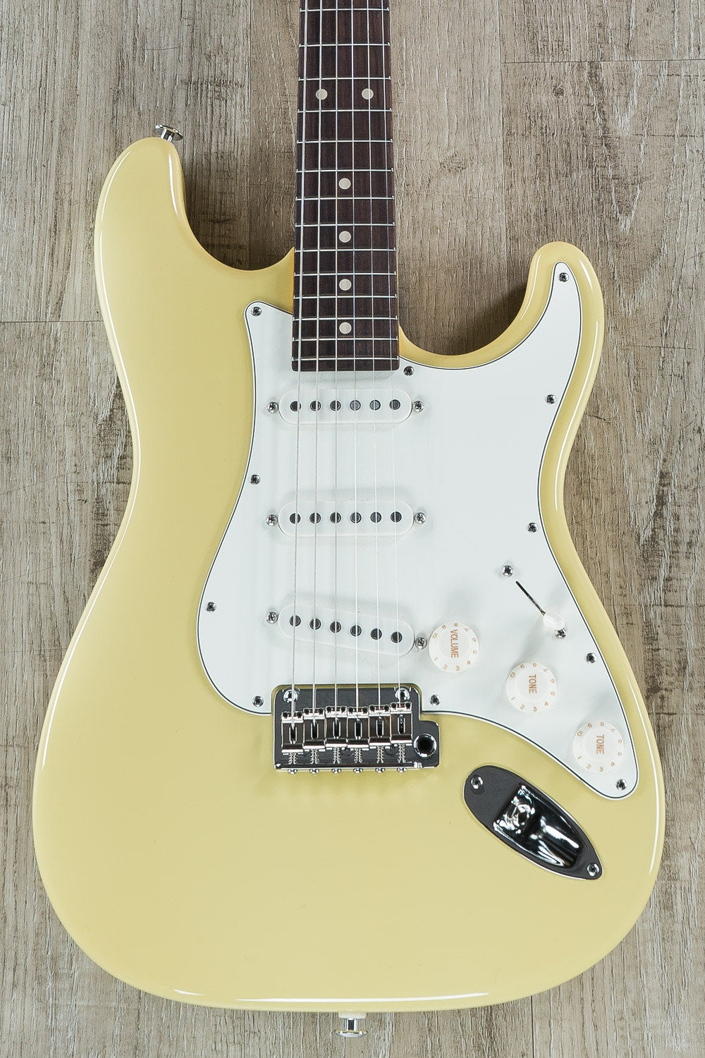 Suhr Guitars Classic S Electric Guitar, SSS, Indian Rosewood Fingerboard, Vintage Yellow