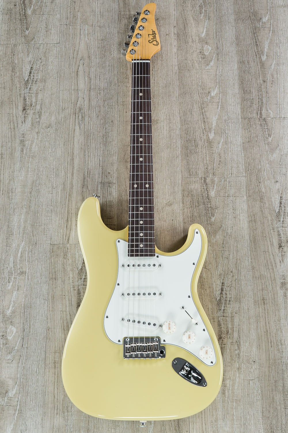 Suhr Guitars Classic S Electric Guitar, SSS, Indian Rosewood Fingerboard, Vintage Yellow