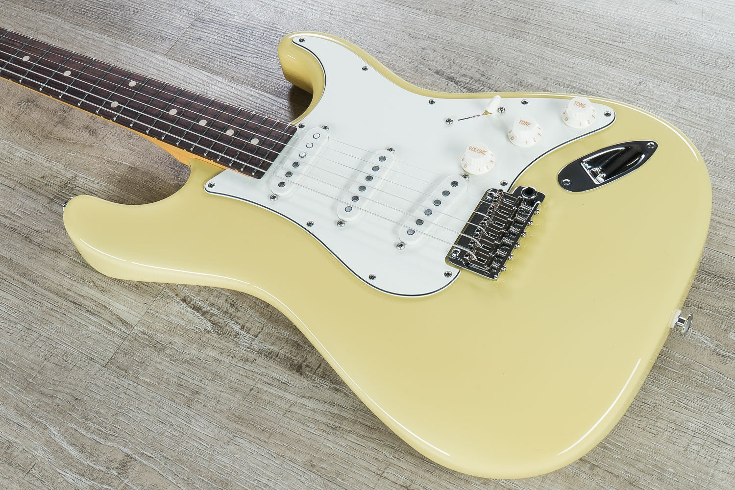 Suhr Guitars Classic S Electric Guitar, SSS, Indian Rosewood Fingerboard, Vintage Yellow