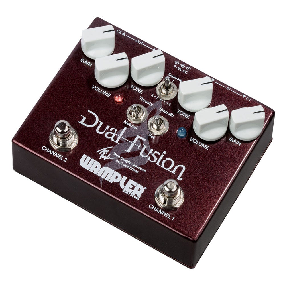 Wampler Tom Quayle Dual Fusion V2 Overdrive Guitar Effects Pedal