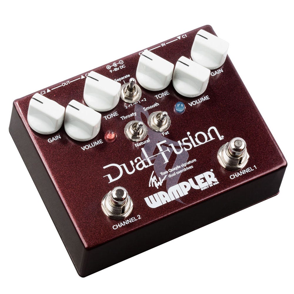 Wampler Tom Quayle Dual Fusion V2 Overdrive Guitar Effects Pedal