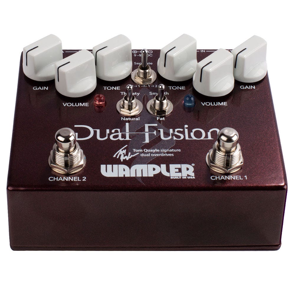 Wampler Tom Quayle Dual Fusion V2 Overdrive Guitar Effects Pedal