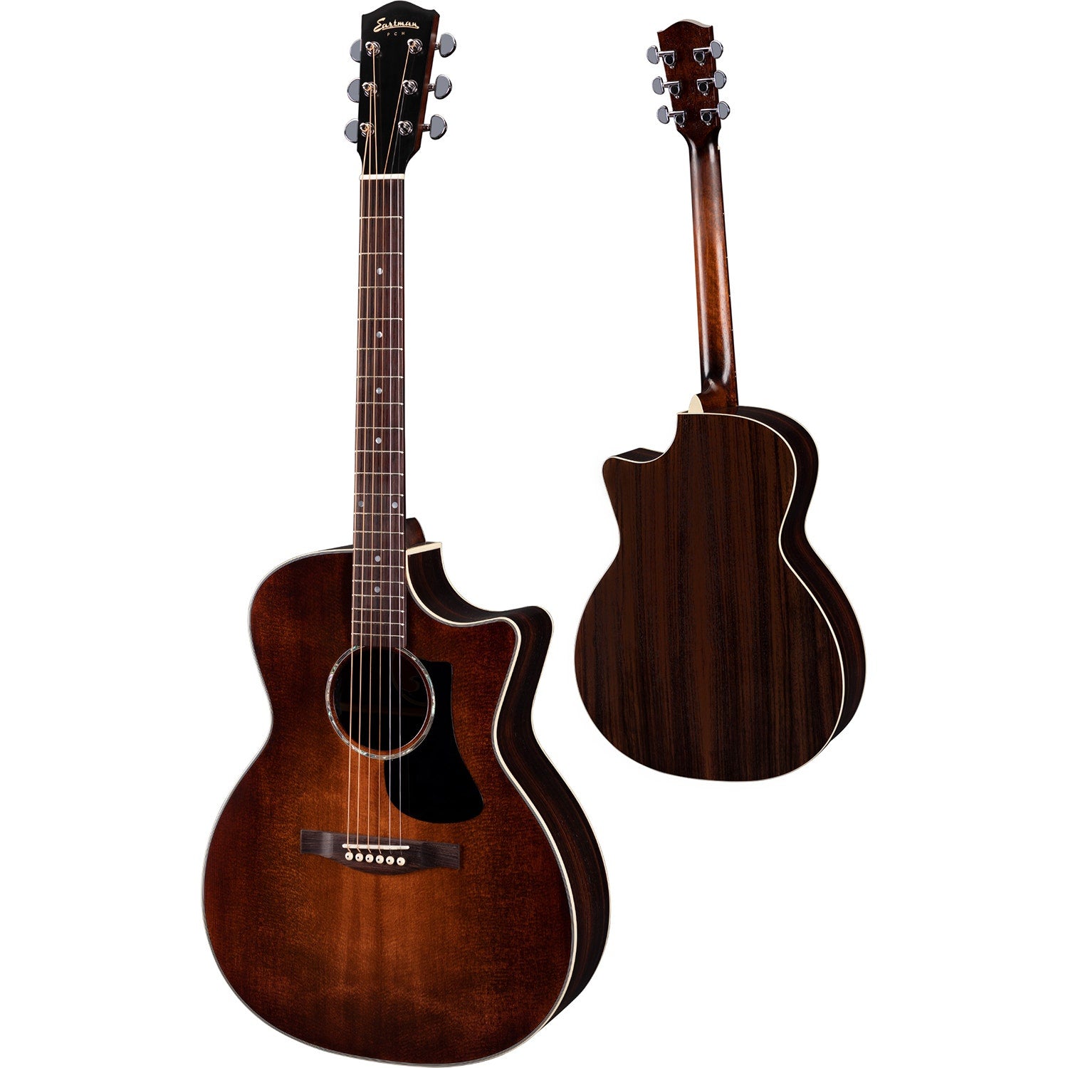 Eastman PCH2-GACE Acoustic Electric Guitar, Rosewood Fretboard, Solid Sitka Spruce Top, Classic Finish