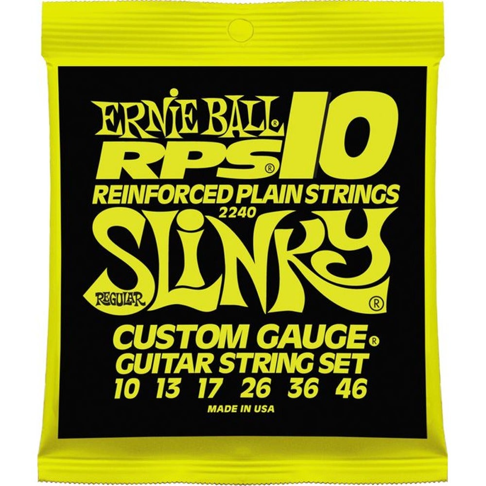 Ernie Ball 2240 RPS-10 Reinforced Regular Slinky Electric Guitar Strings (10-46)