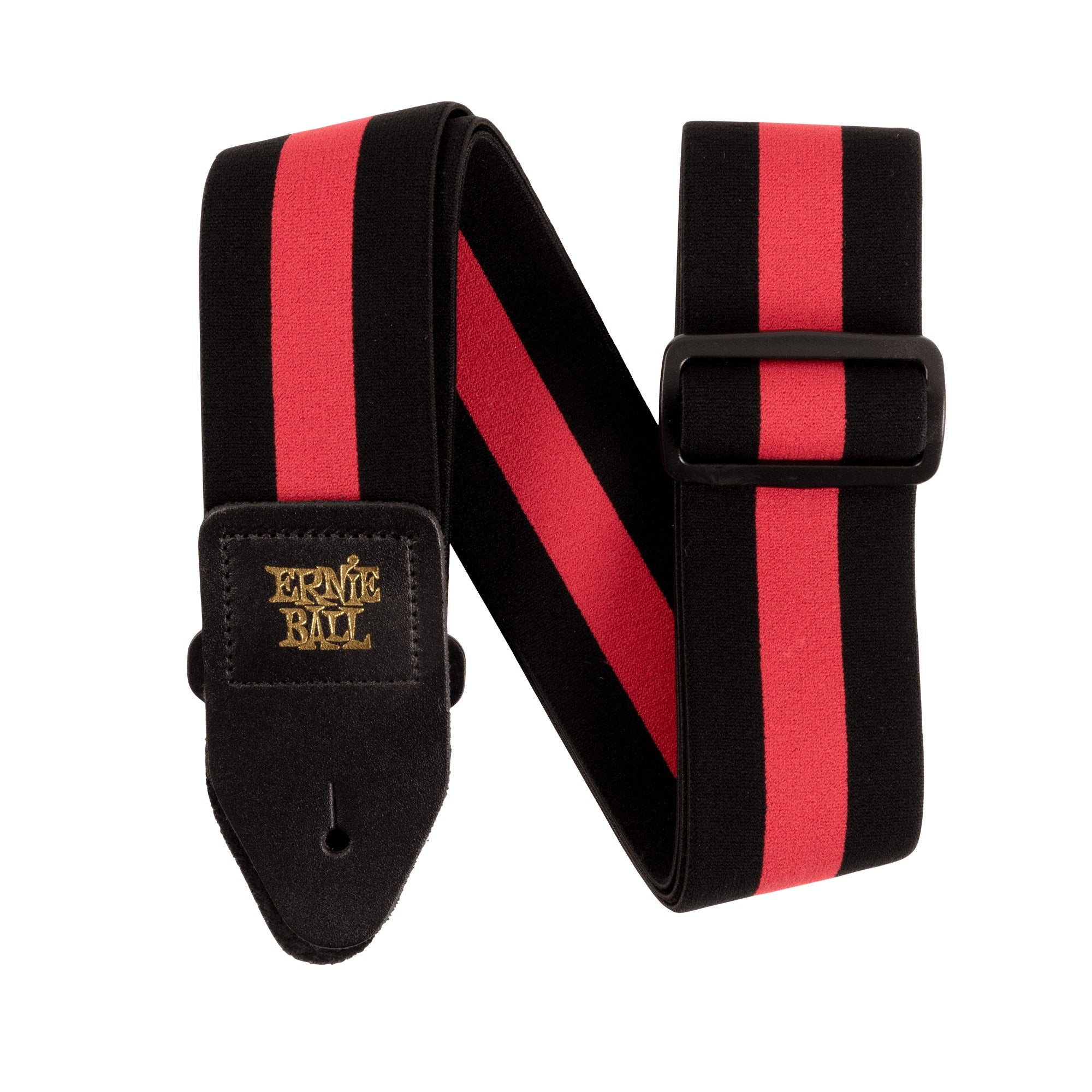 Ernie Ball 5329 Stretch Comfort Guitar Strap, Racer Red, 41-72 Inches Long