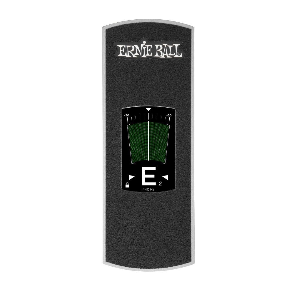 Ernie Ball 6201 VP JR Tuner Guitar Effects Volume Pedal w/ Built-In Tuner, Silver