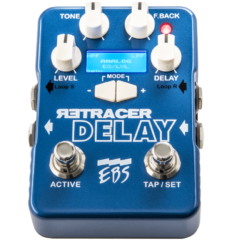 EBS ReTracer Delay Workstation Guitar Effects Pedal w/ Desktop Editor Software