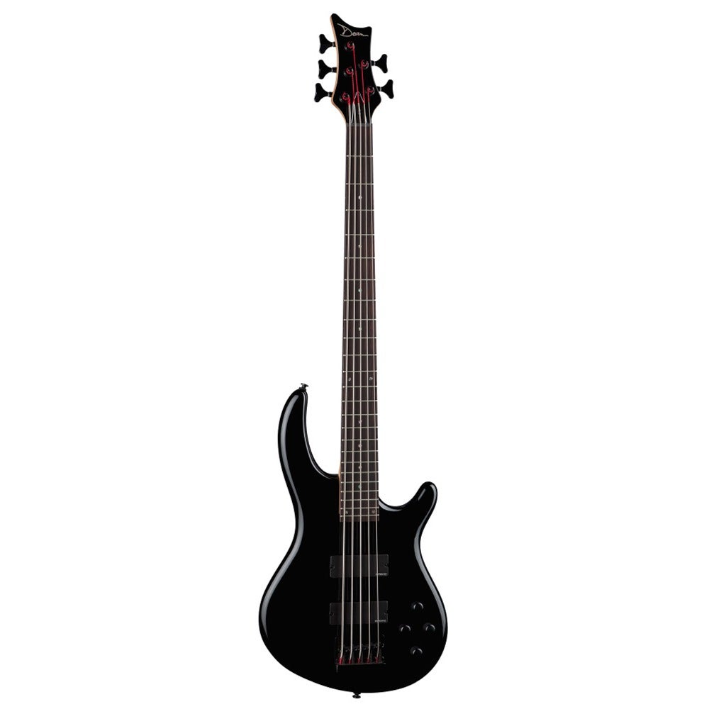 Dean Guitars Edge 5-String Bass Guitar with EMG Pickups (Classic Black)