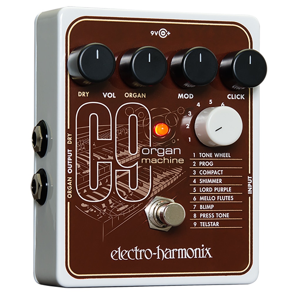 Electro-Harmonix C9 Organ Machine Emulation Synthesizer Guitar Effect Pedal (Open Box)